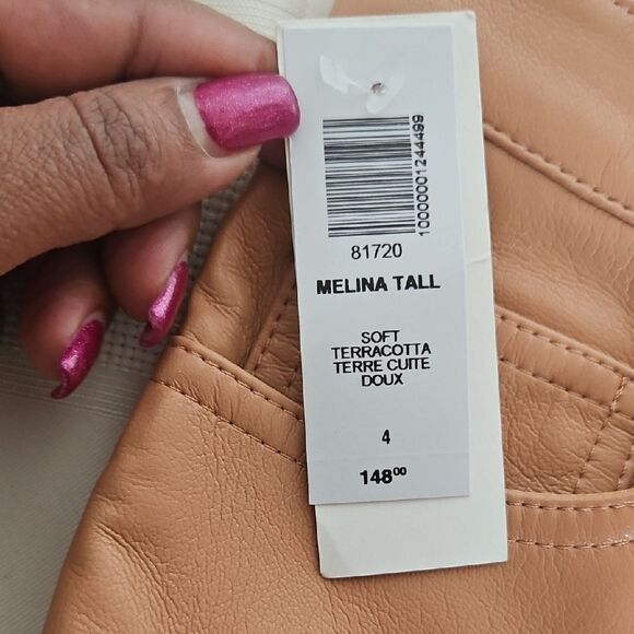 Wilfred Camel Faux Leather Pants - Picture 6 of 16